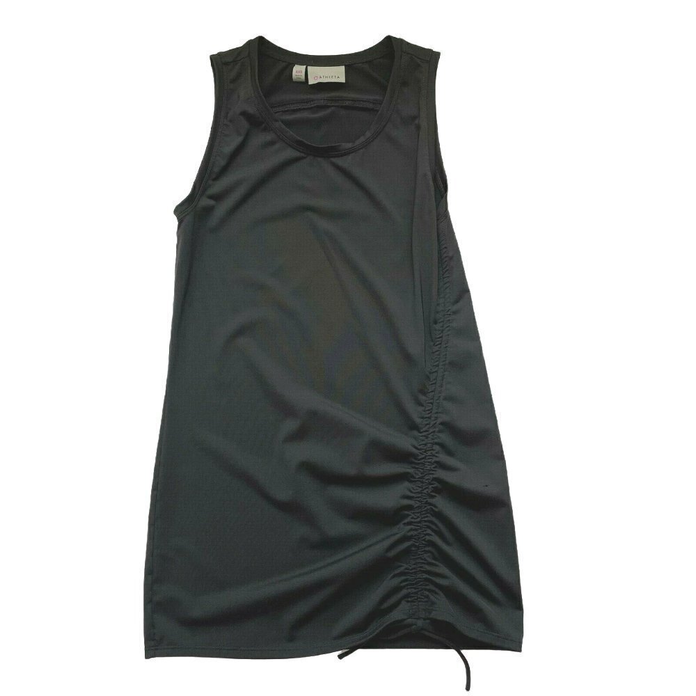 ATHLETA Women's Tank Top Active Athletic Side Drawstring Stretch Workout XXS